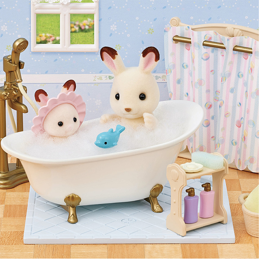 Set baignoire et douche avec accessoires 