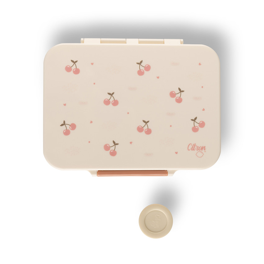 Lunchox Tritan 4 compartiments 700 ml Cerise 