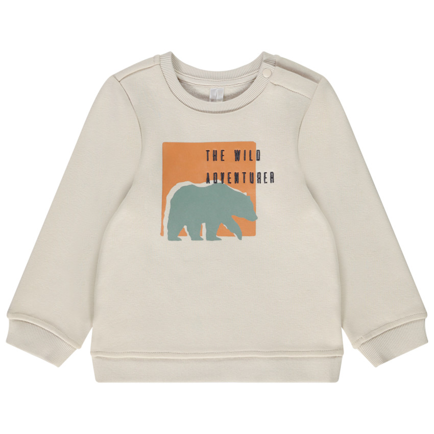 Sweat en molleton print fantaisie pour bébé garçon