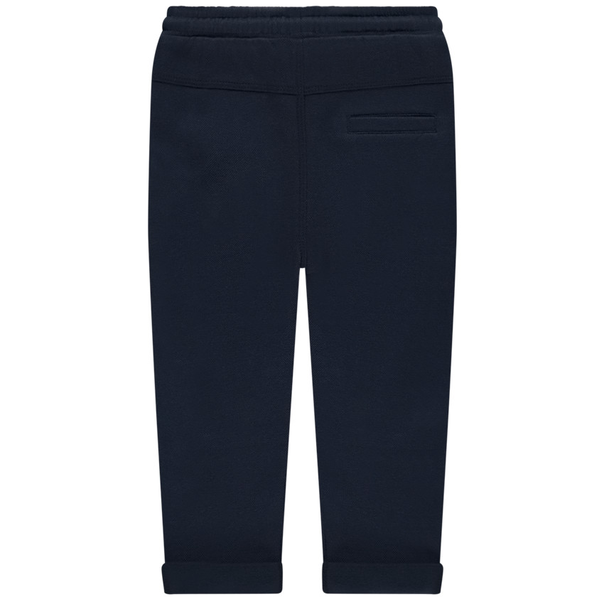 Pantalon de jogging uni en maille piquée pour bébé garçon  