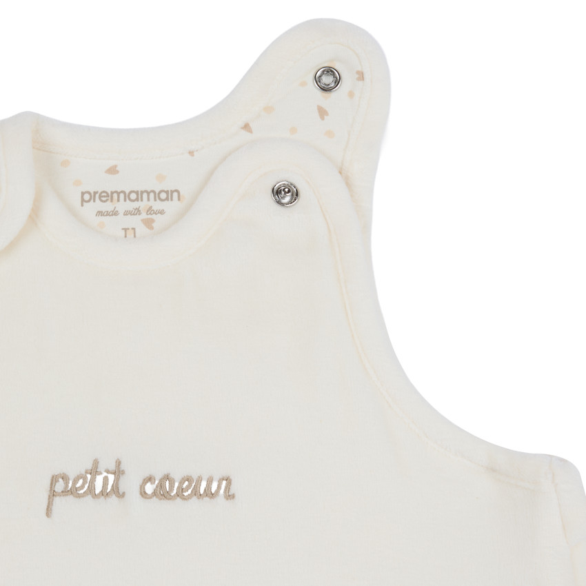 Lot de 2 gigoteuse sans manches "Petit Cœur" TOG 2,5 