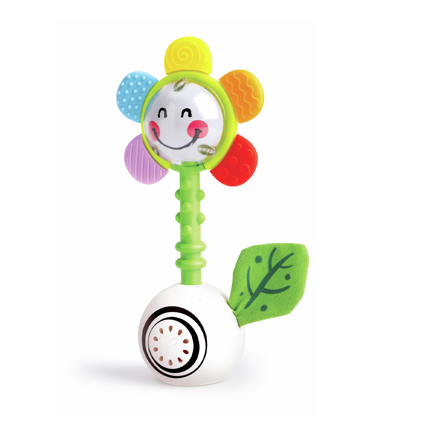 Hochet fleur lumineux et musical 