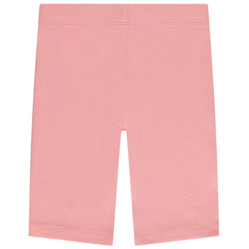 Cycliste uni effet côtelé pour fille 