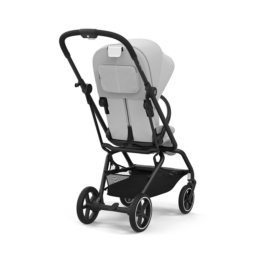 Poussette à siège rotatif Eezy S Twist+ 2 black/fog grey 