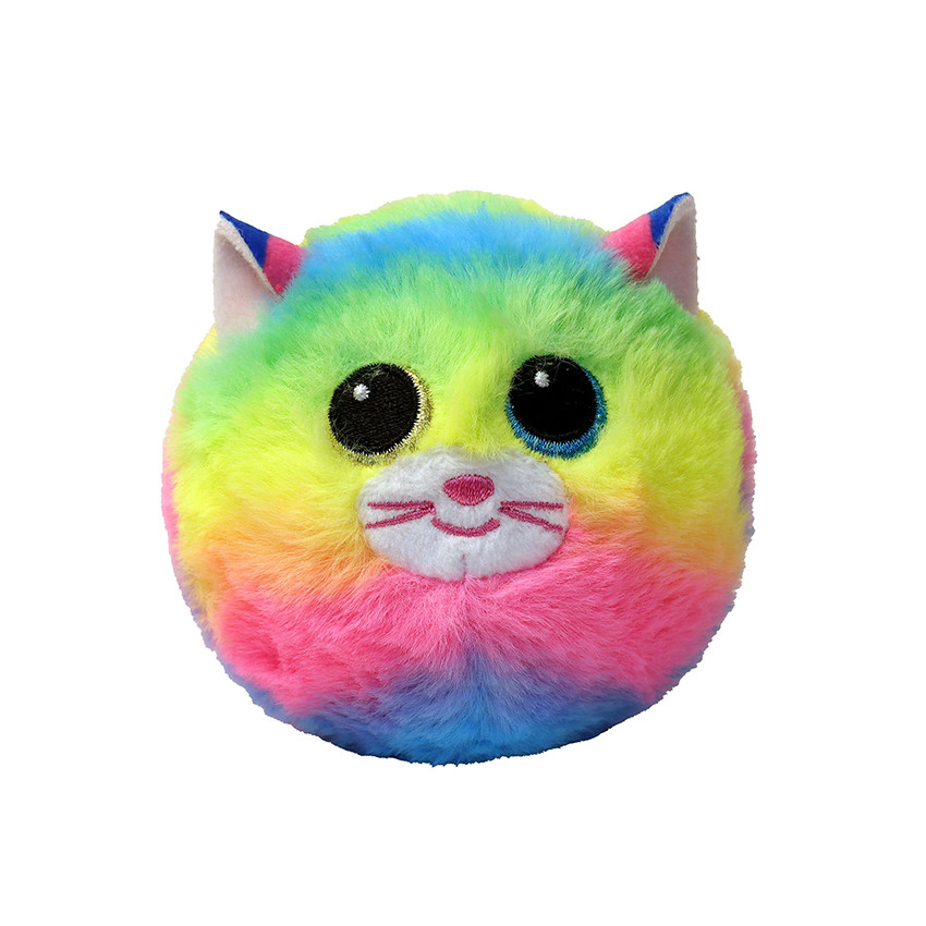 Peluche rebondissante Beanie Bouncers Gemma le chat multicolore
