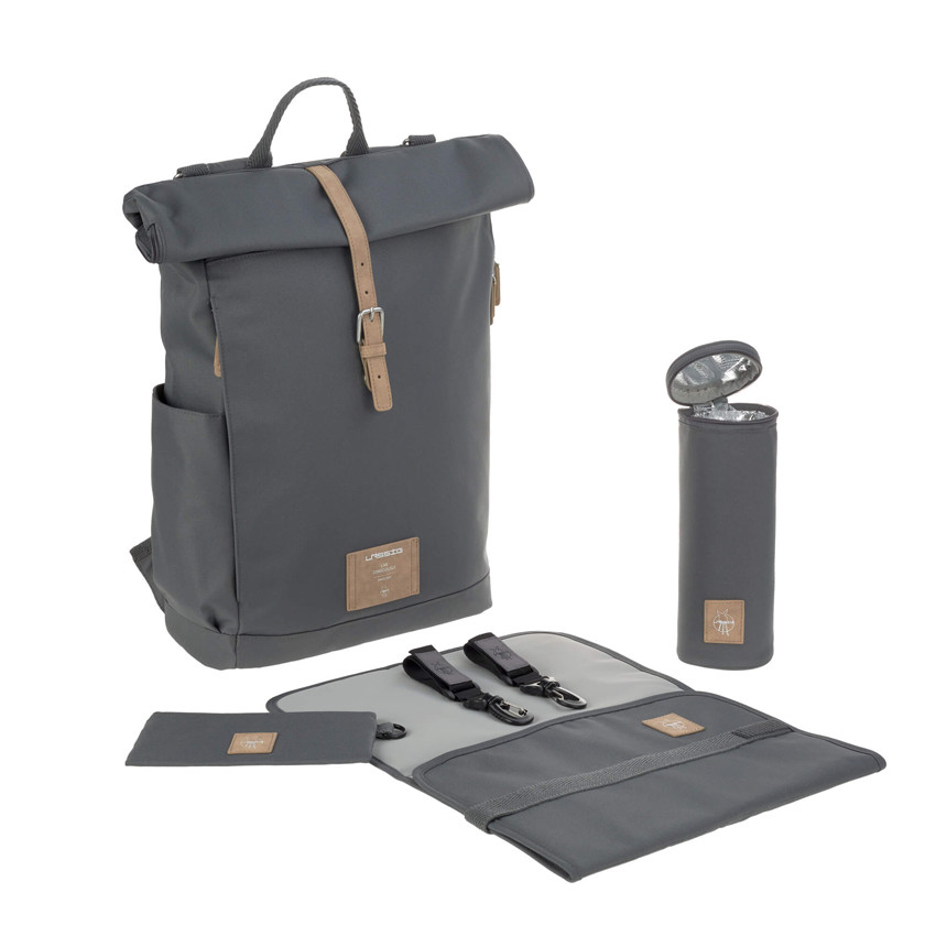 Sac à langer Rolltop Up - Anthracite 