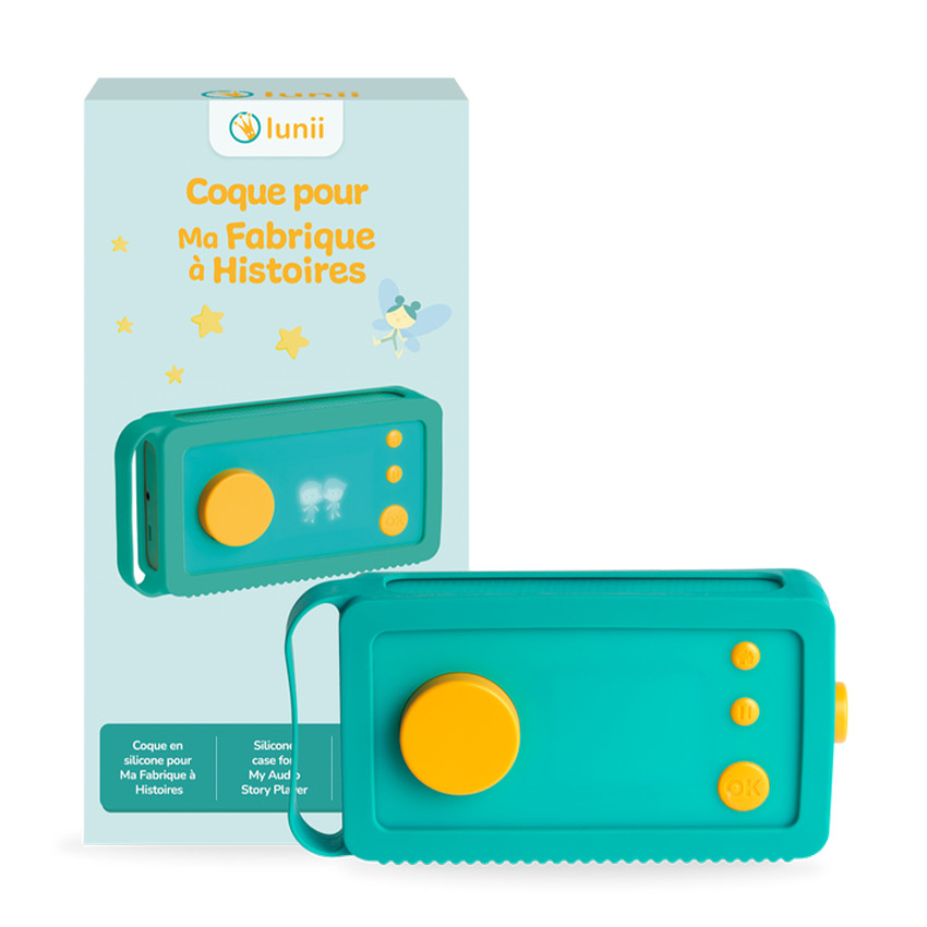 Coque de protection pour fabrique à histoire Odile bleue 