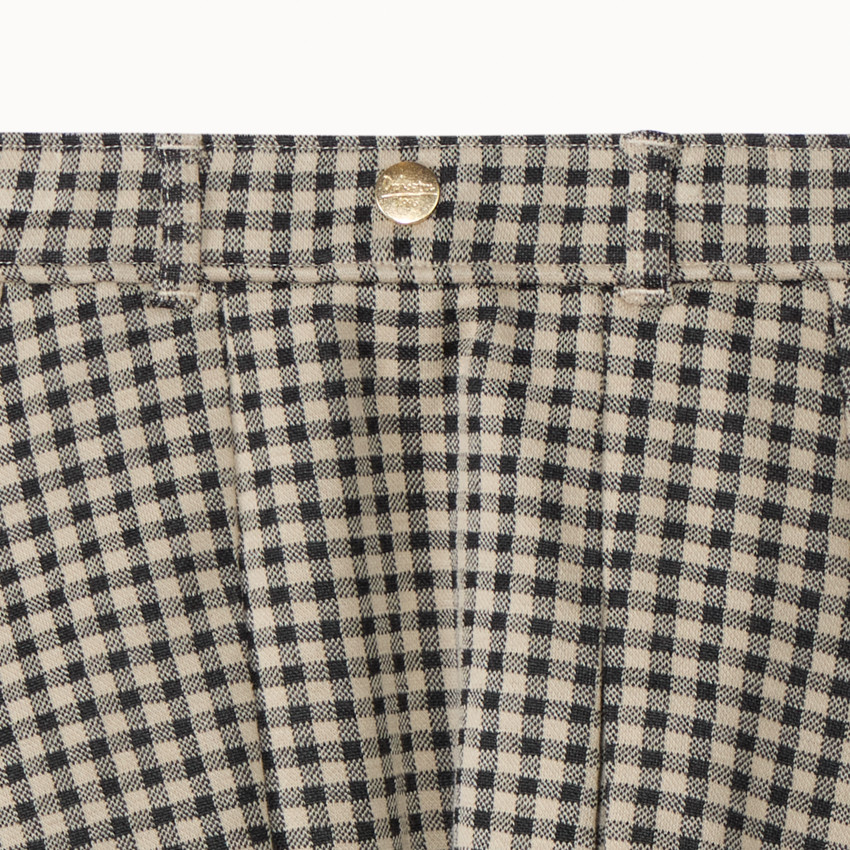 Jupe courte milano à carreaux vichy pour fille 