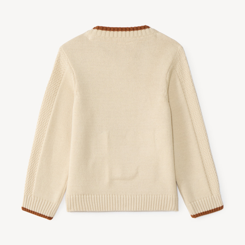 Gilet zippé en tricot bébé garçon 