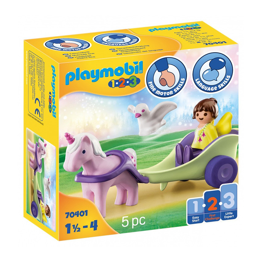 Jouet calèche avec licorne et fée 