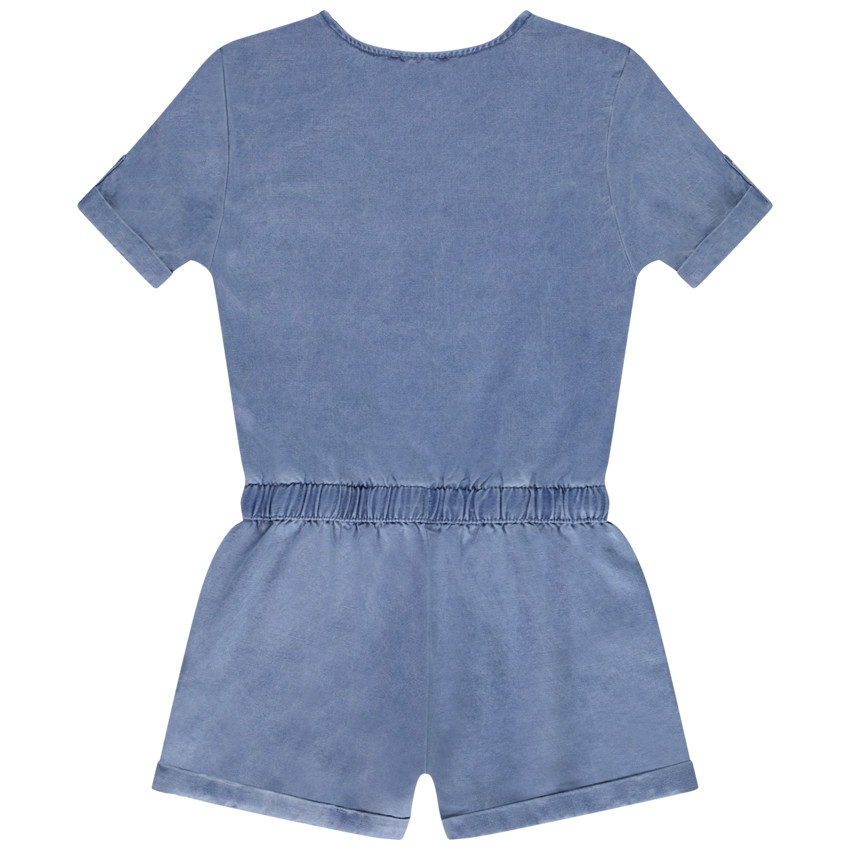 Combishort en viscose avec broderie pour fille 