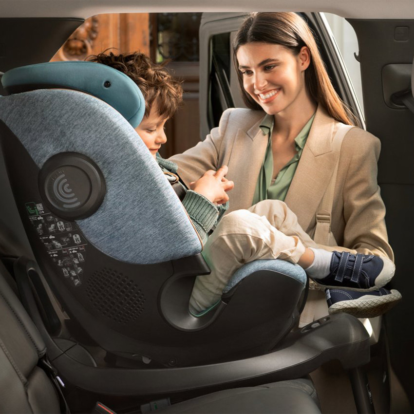 Siège-auto Isofix Bi-Seat i-Size Air black melange 