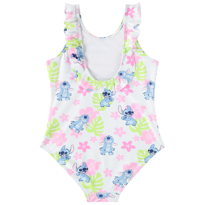 Maillot de bain 1 pièce imprimée Stitch Disney pour fille  