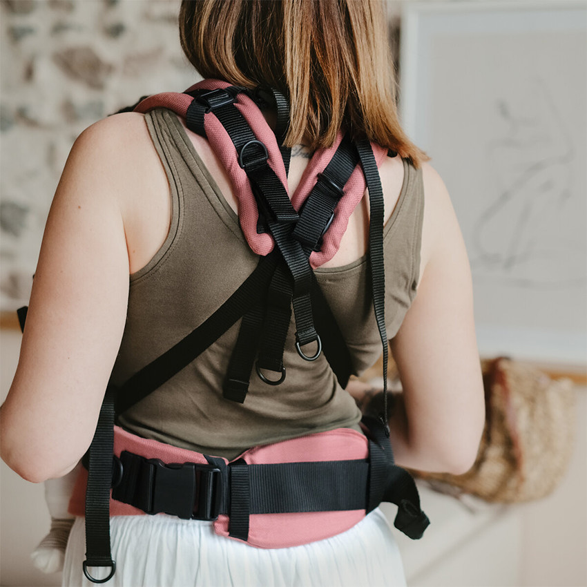 Porte-bébé préformé Néo+ V2 acajou 