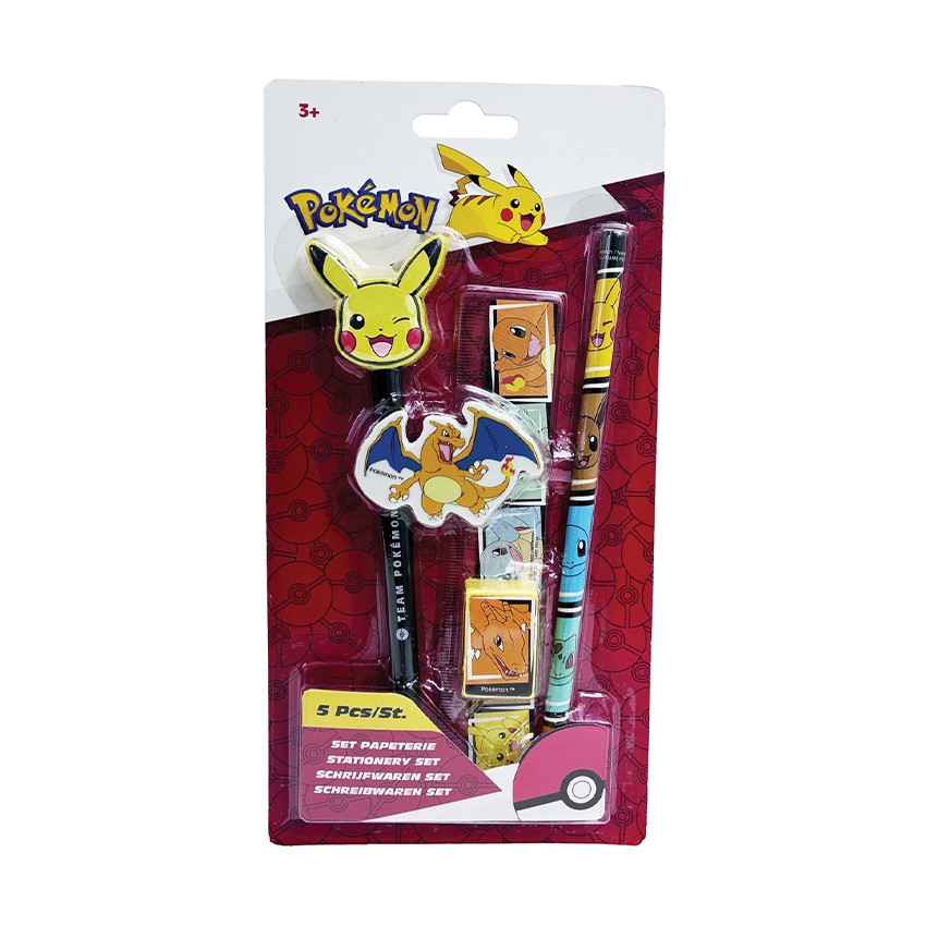 Set de papèterie 5 pièces Pokémon 