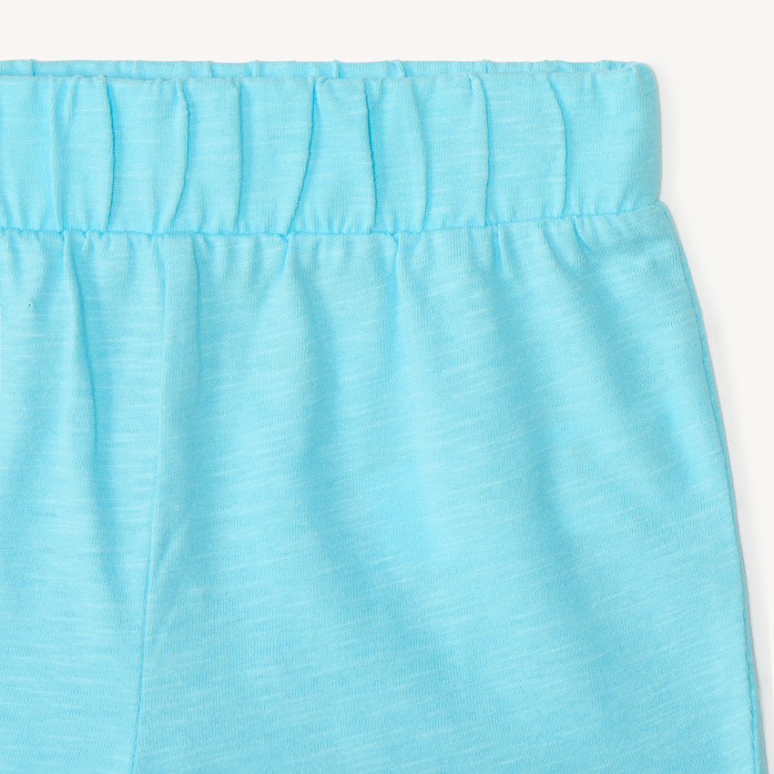 Ensemble court 2 pièces débardeur à volants + short pour bébé fille 