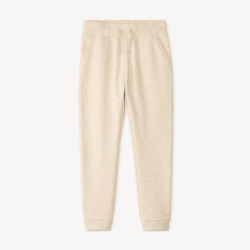Pantalon de jogging fille en molleton uni