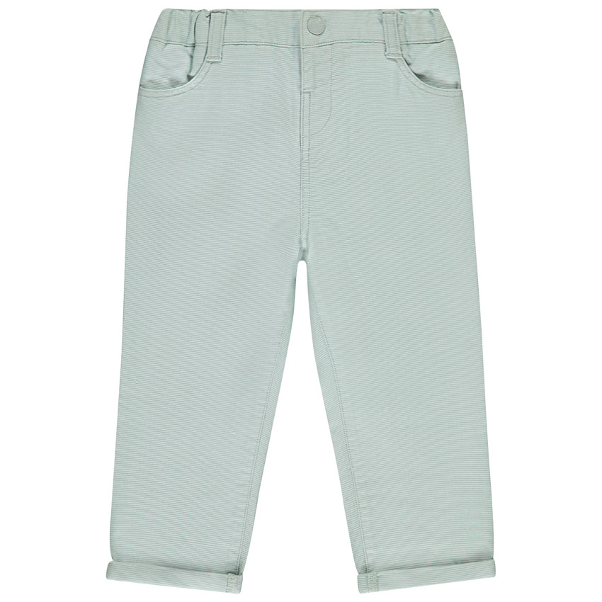Pantalon en toile uni pour bébé garçon