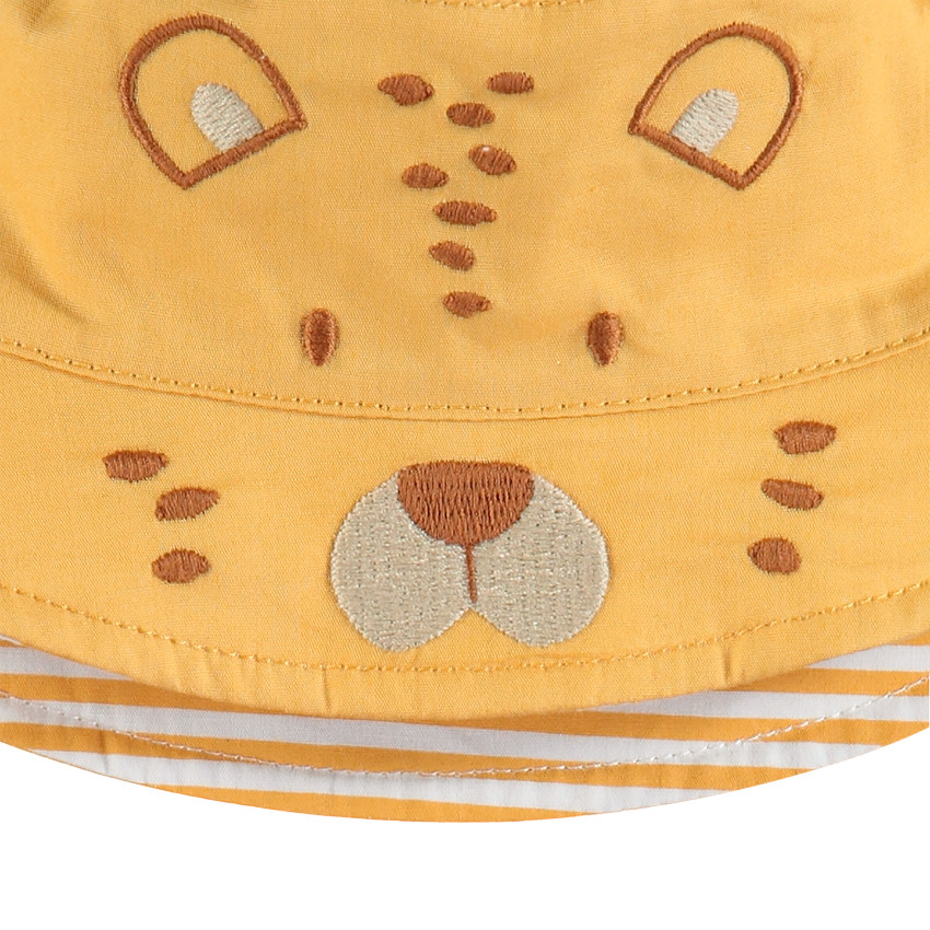 Bob en toile motif tigre brodé  