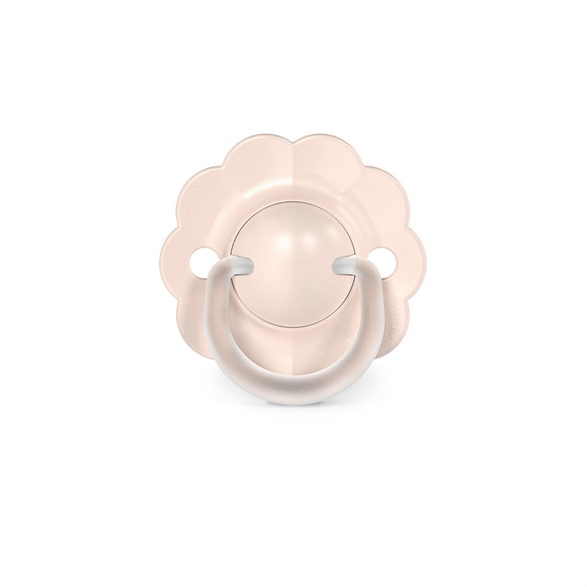 Sucette physiologique en silicone SX PRO Wonder 0-6 mois Rose clair