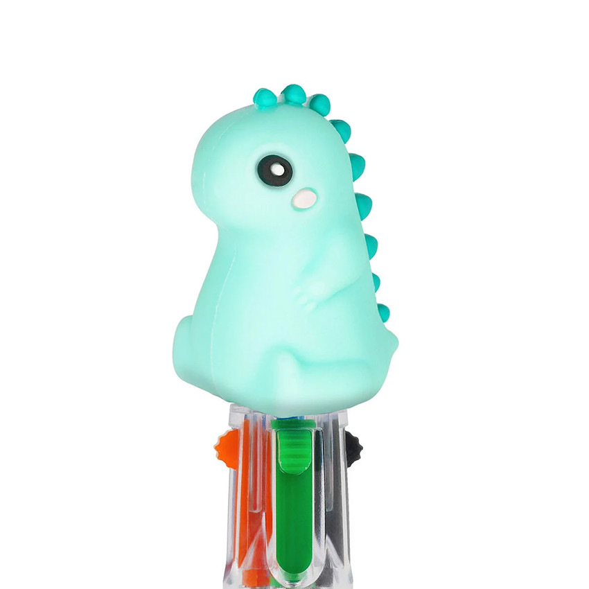 Mini stylo à bille 4 couleurs dino Mini Magic Rainbow 