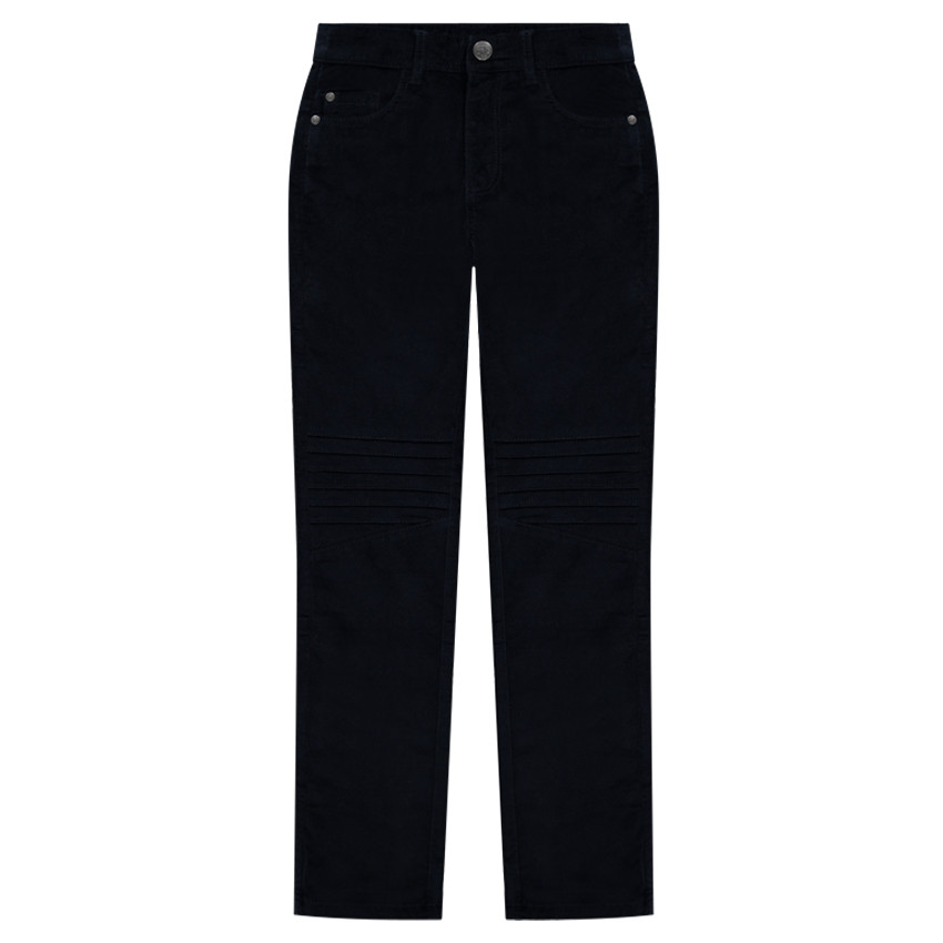 Junior - Pantalon en velours ras uni 
