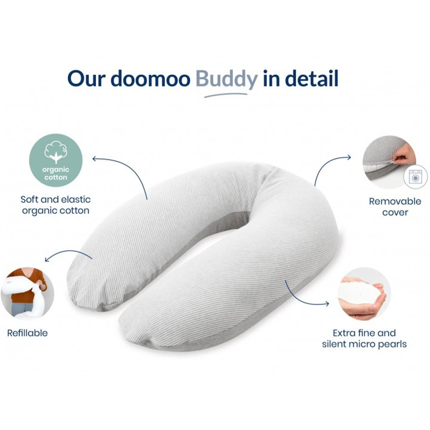 Coussin d'allaitement Buddy corduroy green 