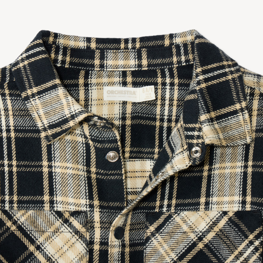 Surchemise à carreaux garçon 