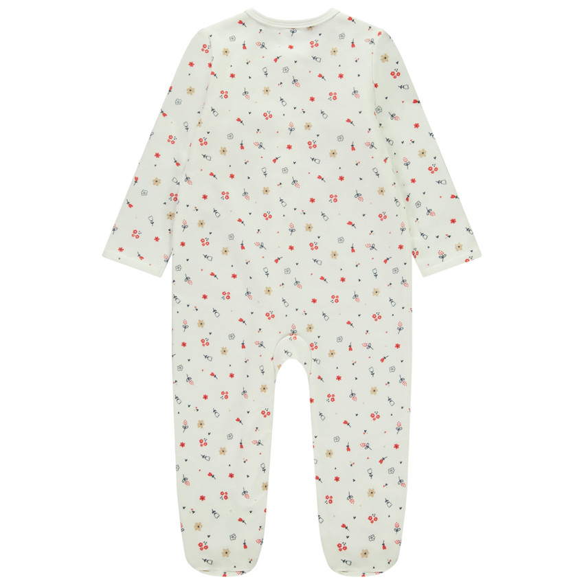 Lot de 2 dors-biens zippés et bi-matières pour bébé fille 