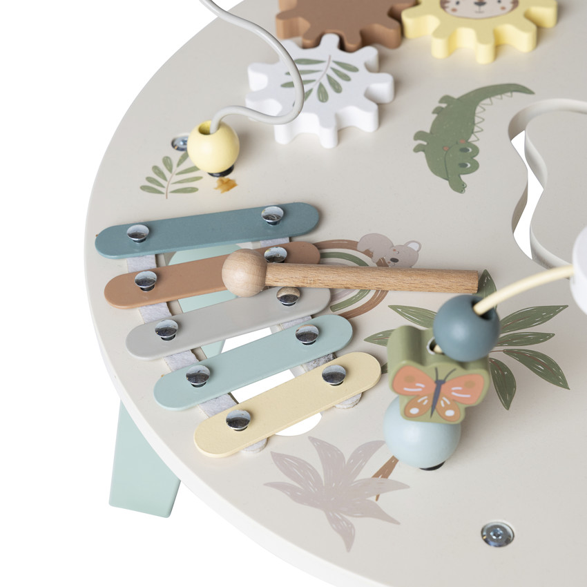 Table d'activités ludiques en bois Little Savane 