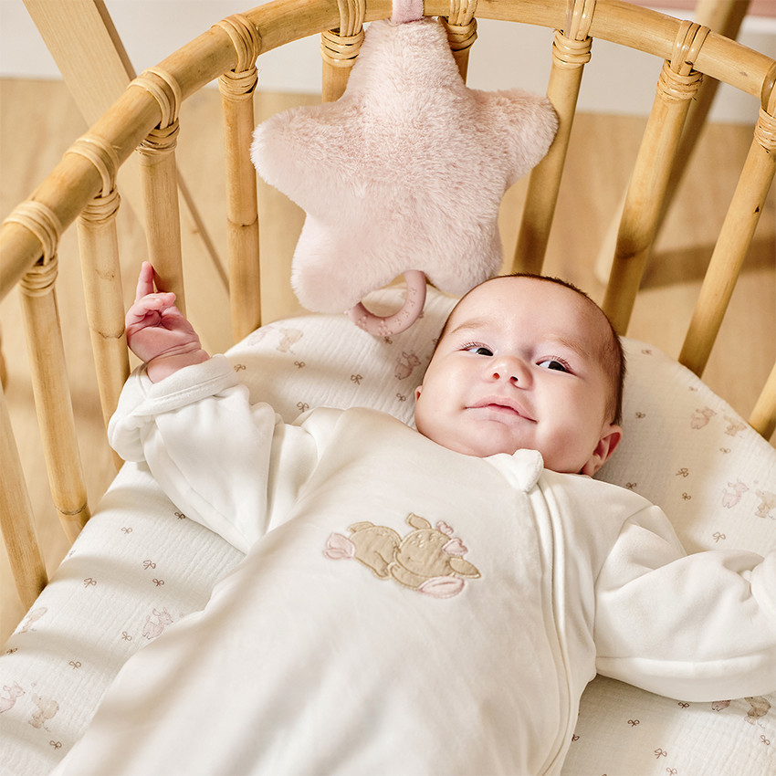 Peluche musicale étoile FanFan rose 