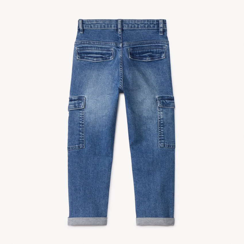Jean coupe cargo avec poches pour garçon 