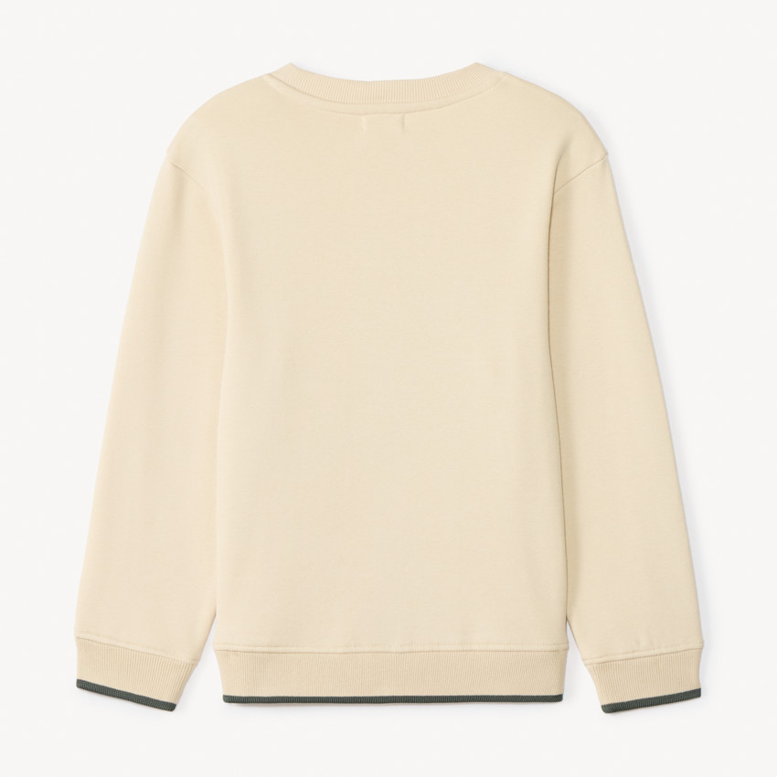 Sweat molleton avec broderie effet bouclette pour garçon  