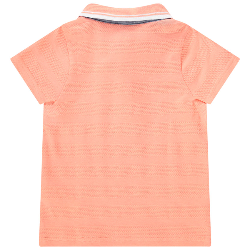 Polo manches courtes print fantaisie pour bébé garçon 