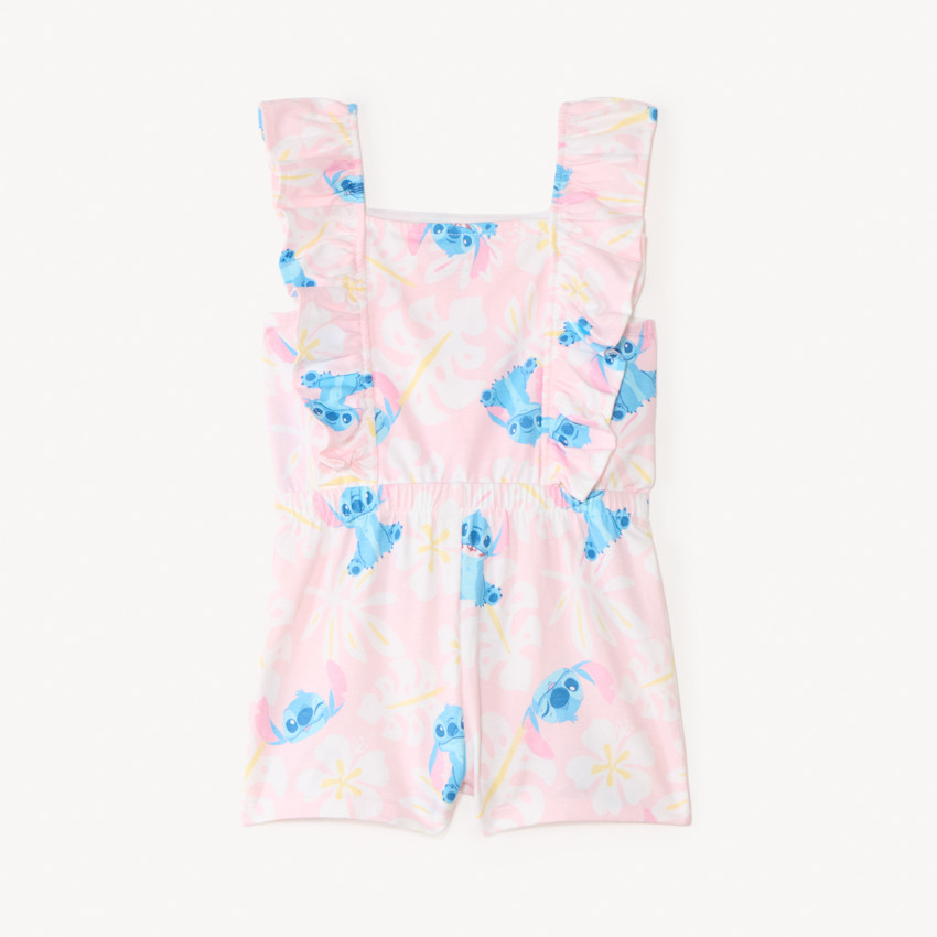 Combinaison courte imprimée Stitch Disney pour bébé fille 