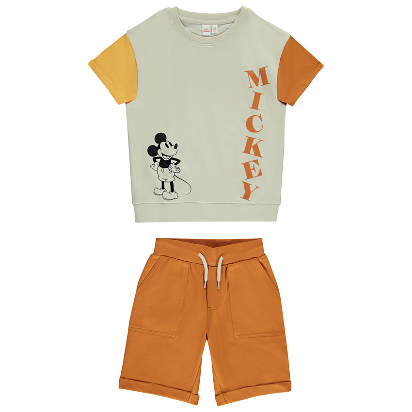 Ensemble 2 pièces effet color block Mickey Disney pour garçon 