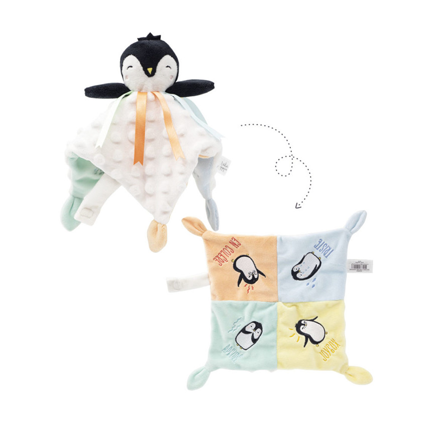 Doudou pingouin des émotions 