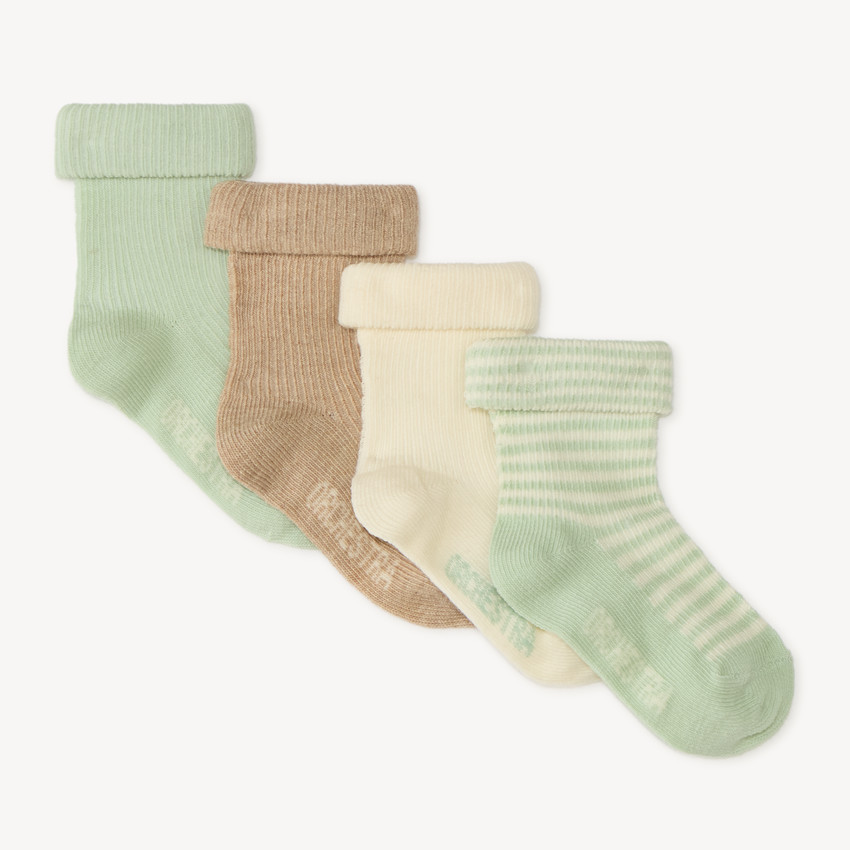 Lot de 4 paires de chaussettes en tricot pour bébé garçon 