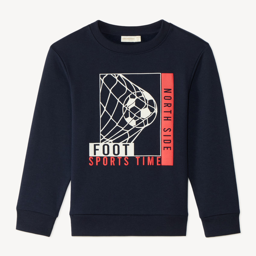 Sweat en molleton print fantaisie pour garçon 