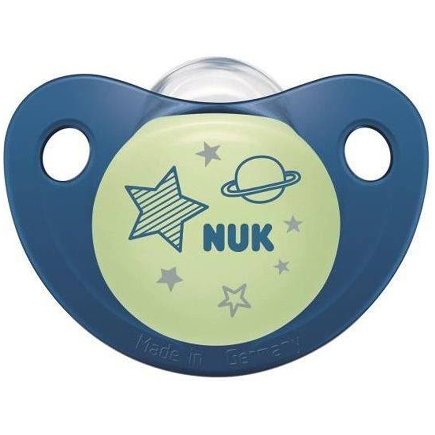 Lot de 2 sucettes Trendline night 18-36 mois - Bleu 