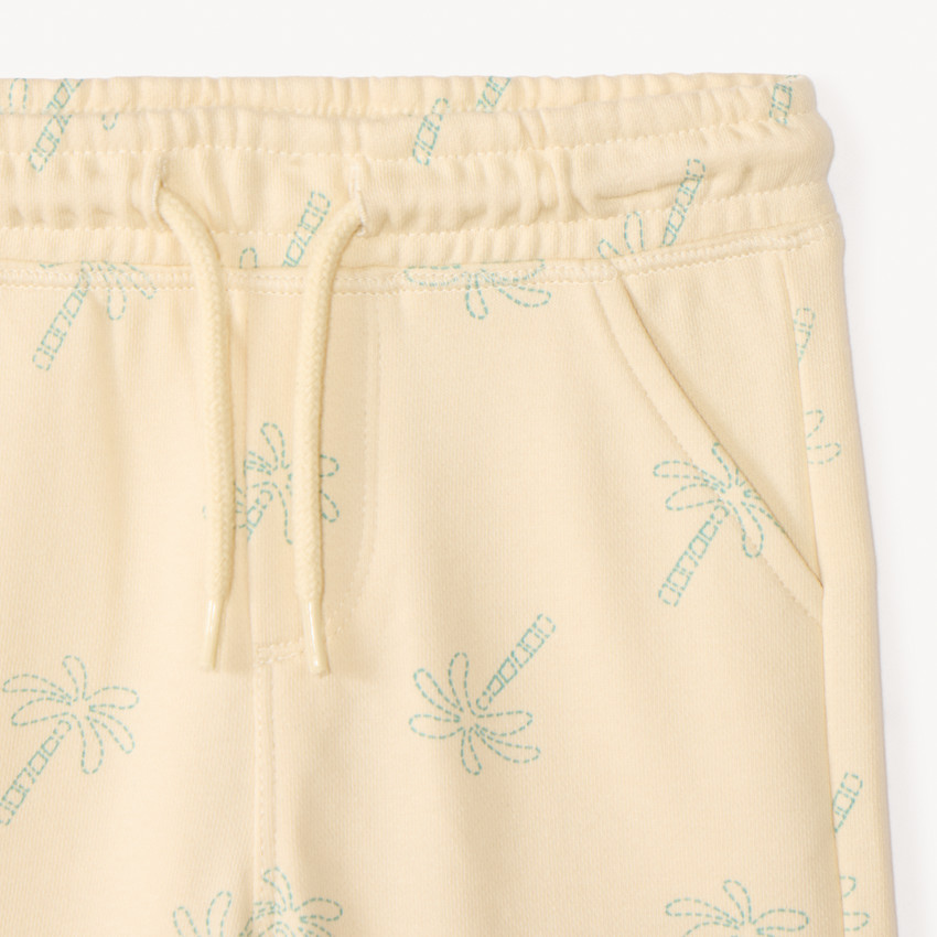 Ensemble court 2 pièces t-shirt + bermuda à motifs jungle pour bébé garçon 