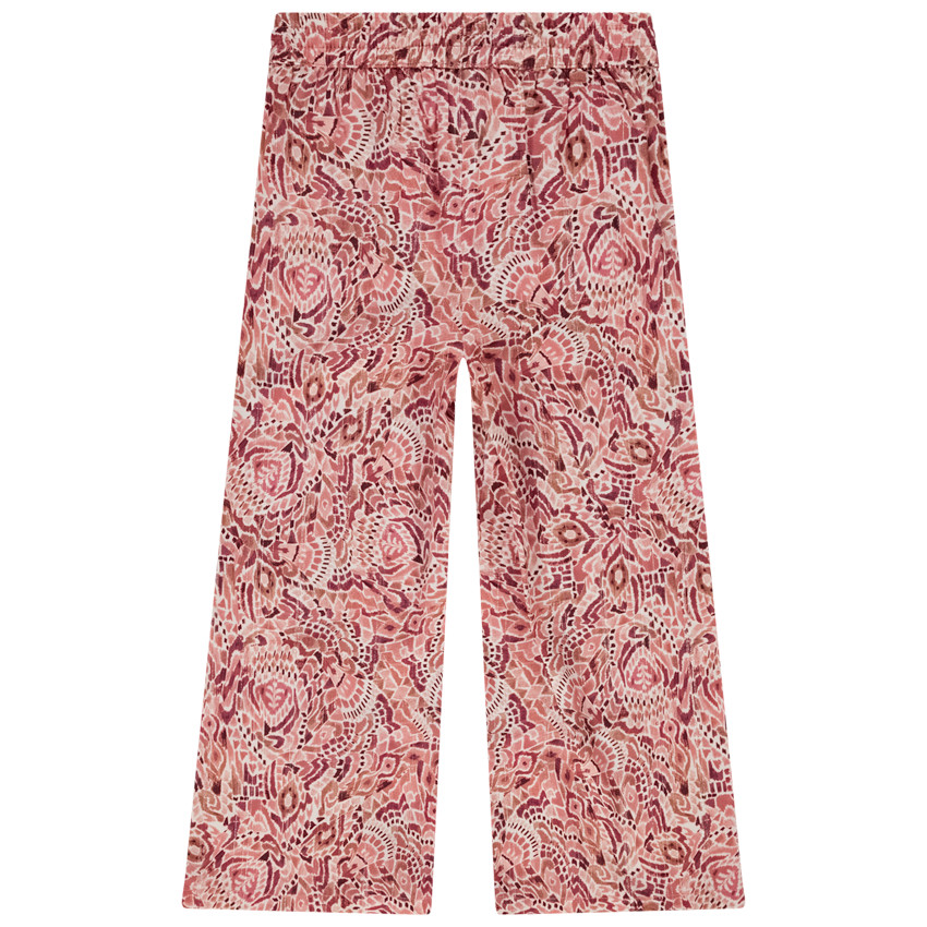 Pantalon fluide imprimé bohème pour fille 