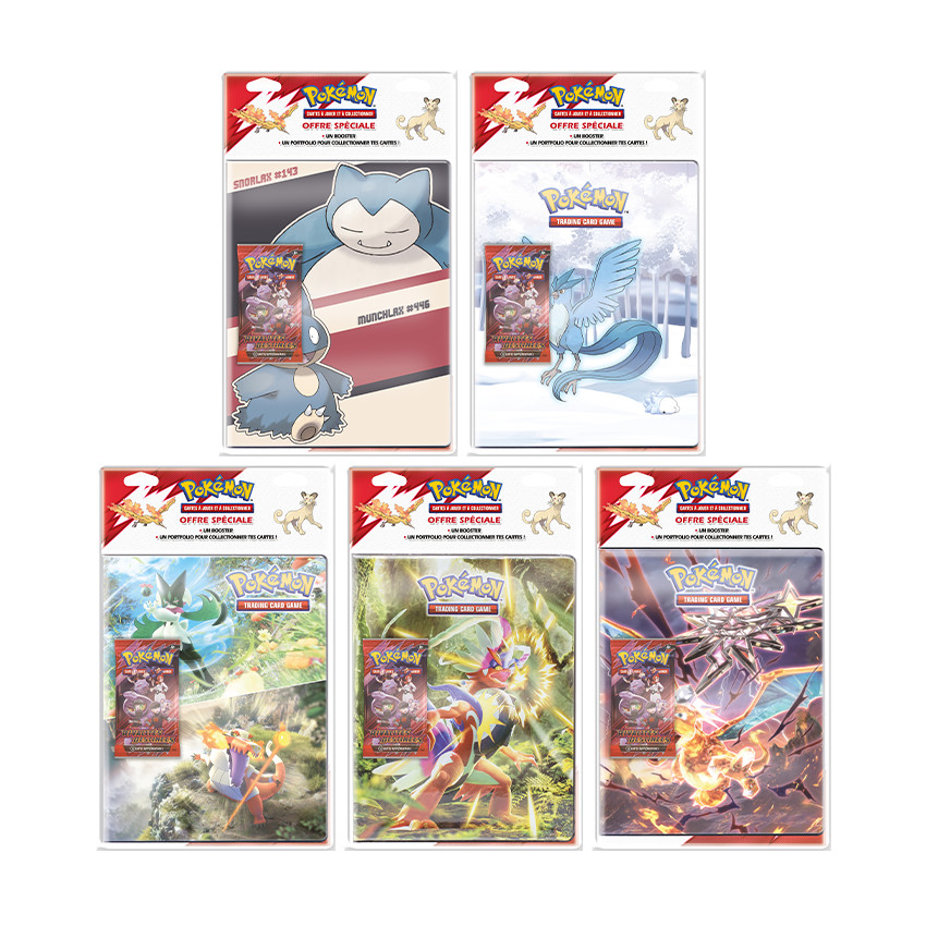 Pack portfolio + booster Pokémon Rivalités Destinées (modèle aléatoire) 