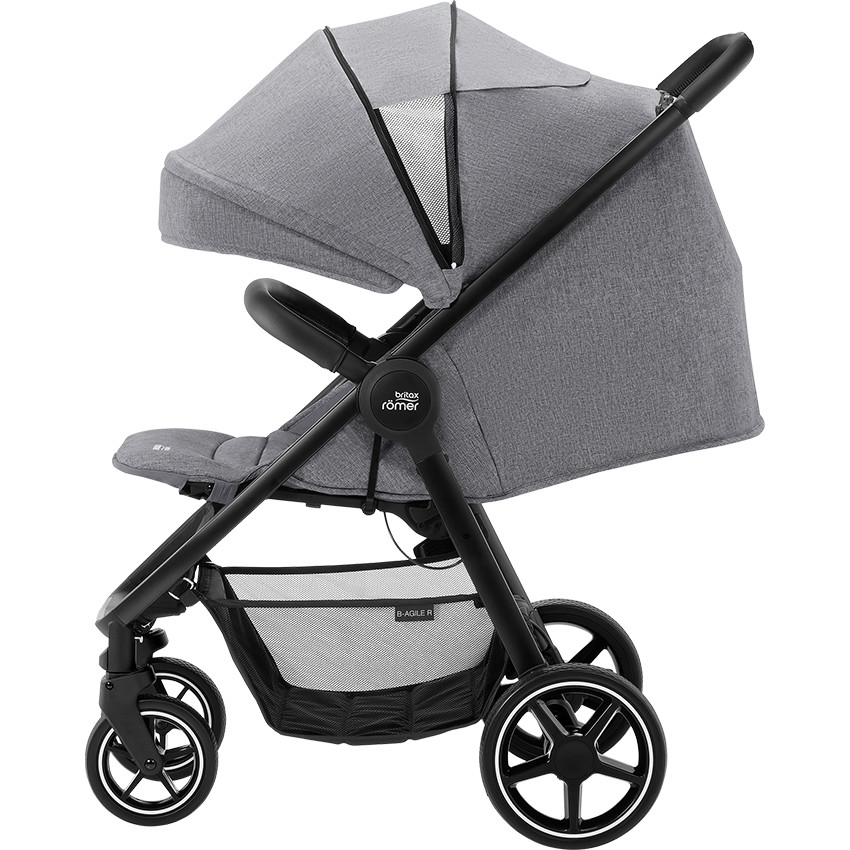 Poussette B-Agile R Elephant - Grey-Black 