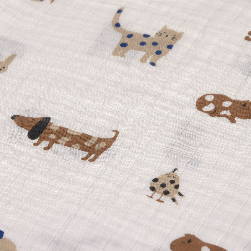 Lot de 3 langes Little Mateys Bleu Roi 