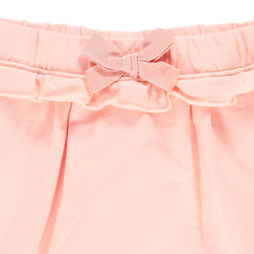 Pantalon de jogging en molleton volanté pour bébé fille 