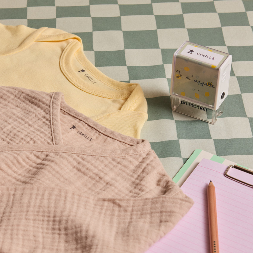 Tampon encreur textile personnalisable 