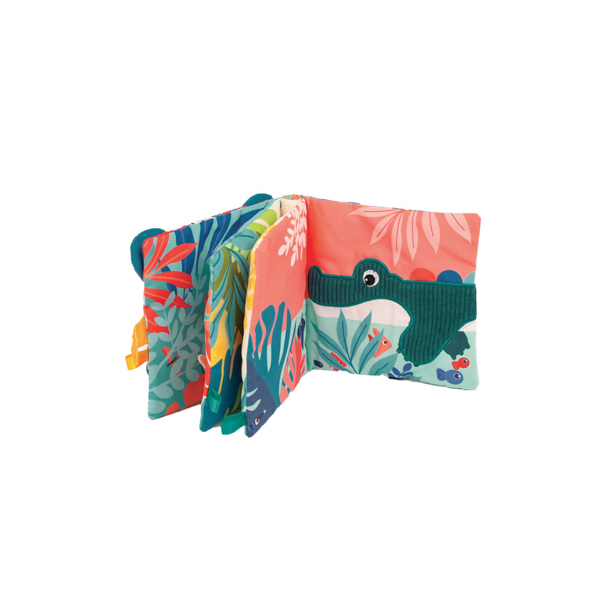 Livre d'éveil en tissu - Jungle - Multicolore (Ludi) - Image 2