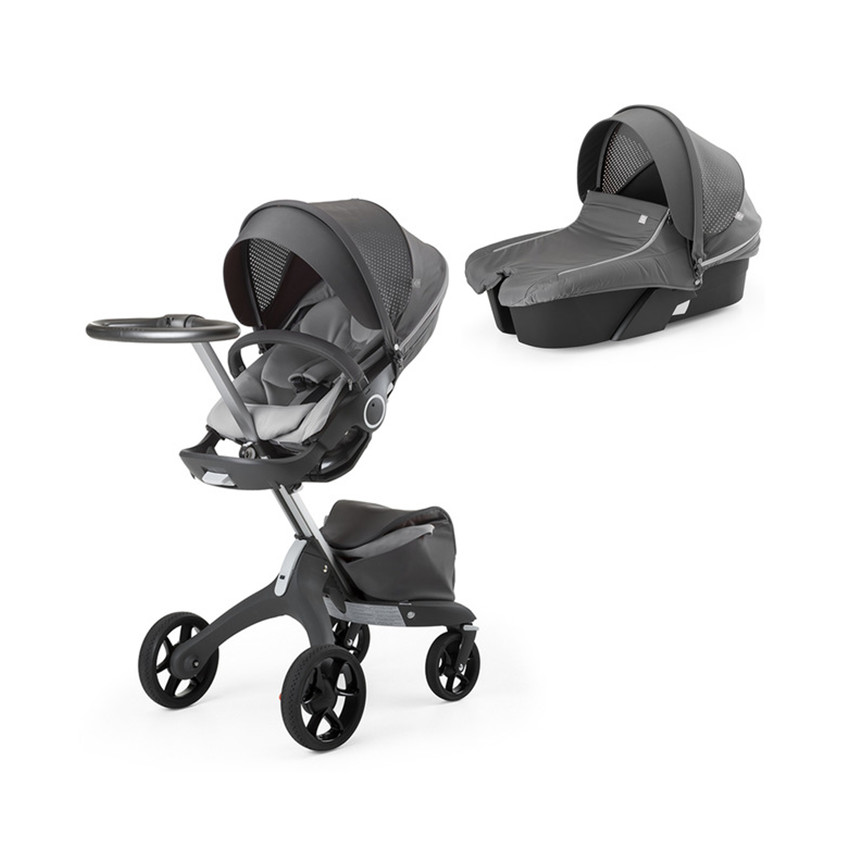 Poussette Xplory V5 - Chassis Athleisure - Gris 