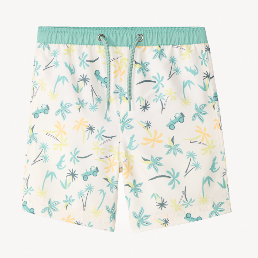 Short de bain imprimé fantaisie pour bébé garçon 
